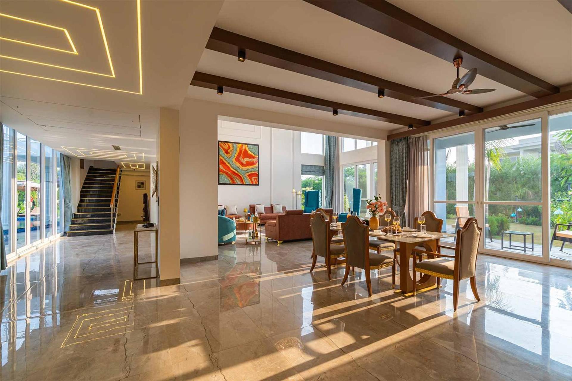 Stayvista At Serenity Farms With Pool, Lawn, Bonfire & Bbq Sohna Dış mekan fotoğraf